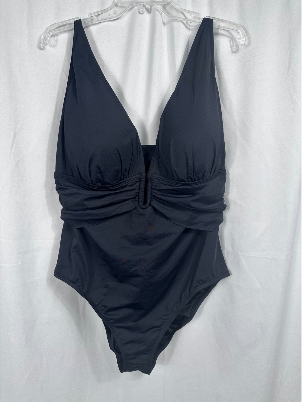Bleu Rod Beattie Black One Piece Swimsuit Size 20W